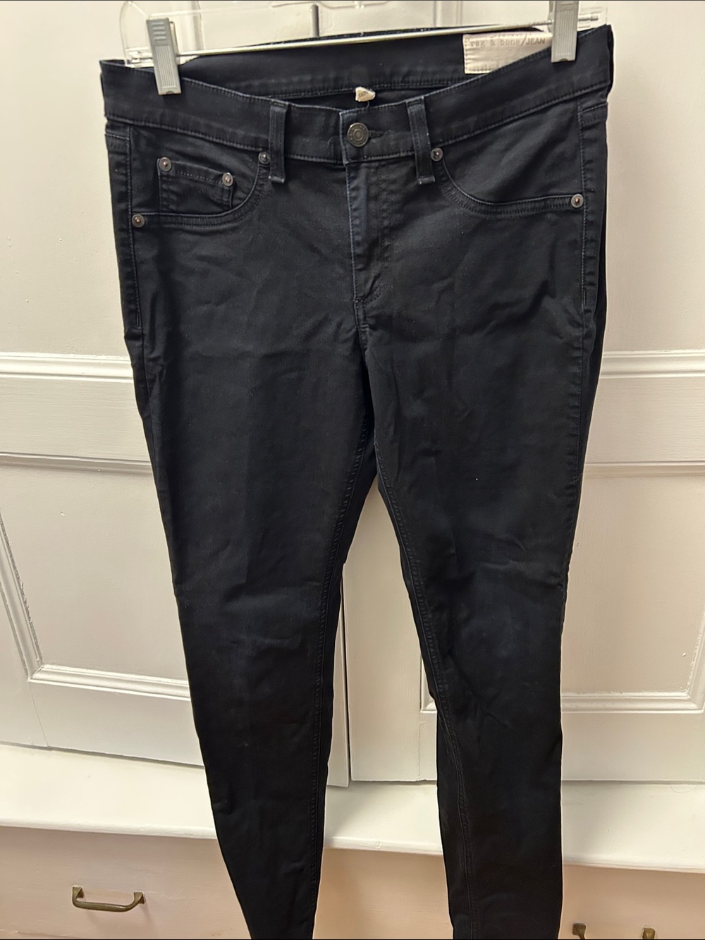 rag & bone Black Skinny Stretch Jeans